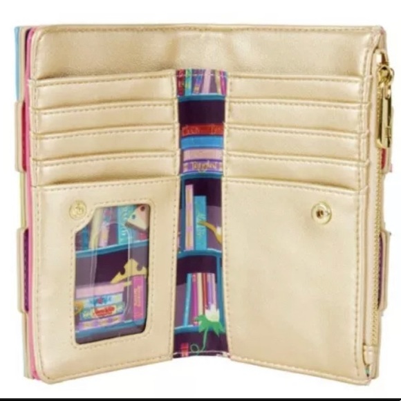 Holiday SALE 🎁⬇️ Princess Books Flap Wallet Loungefly stitch shoppe - Picture 3 of 5